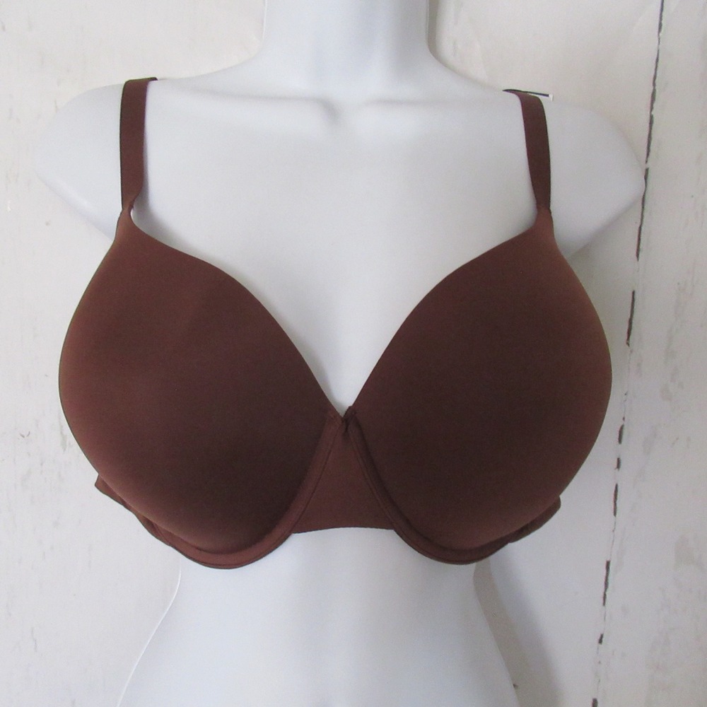 New Gap‎ Body Bra 38DD Brown T Shirt Underwire Back Closure